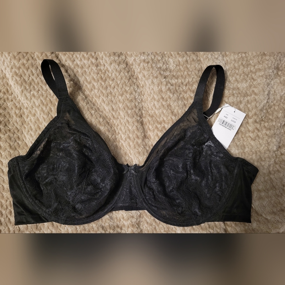 NWT HSIA for Women Full Coverage Underwire Unlined Bra 44D
